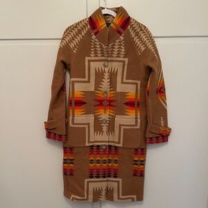 NWT Pendleton Harding Archive Blanket Coat TE188-15993